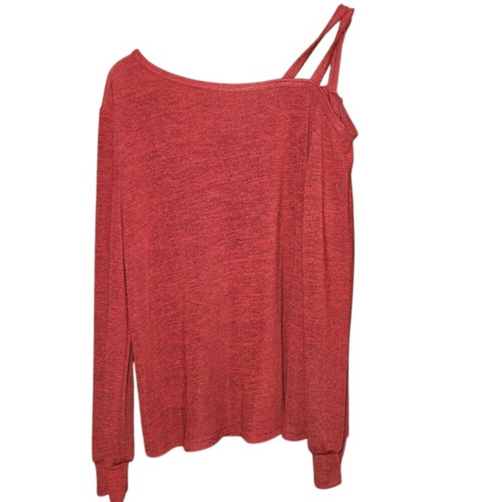 Emery Rose Red Off Shoulder Straps Red Shirt‎ Womens Large NEW
